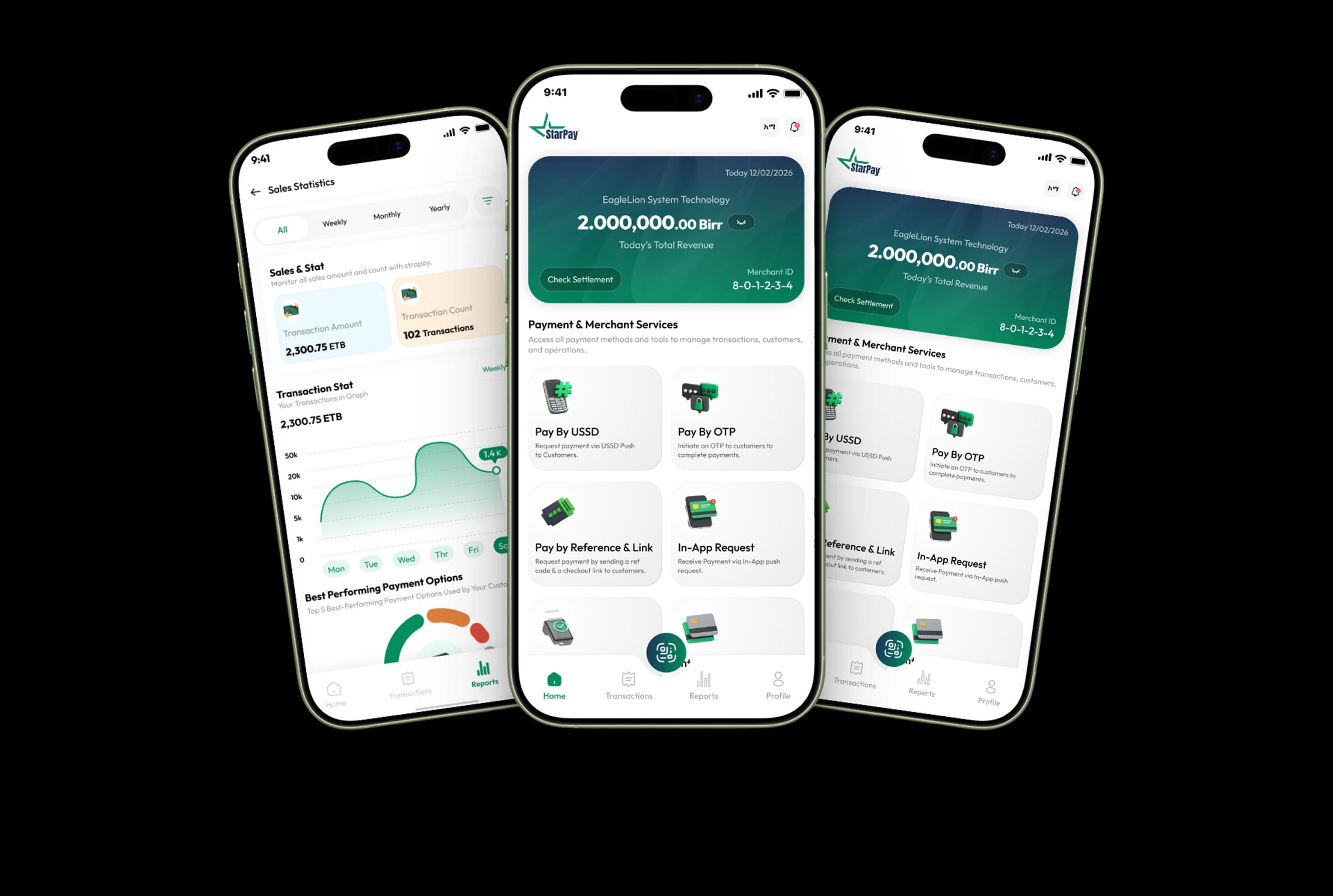 StartPay mobile app preview